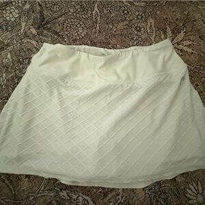 Head White Quilted Athletic Skort